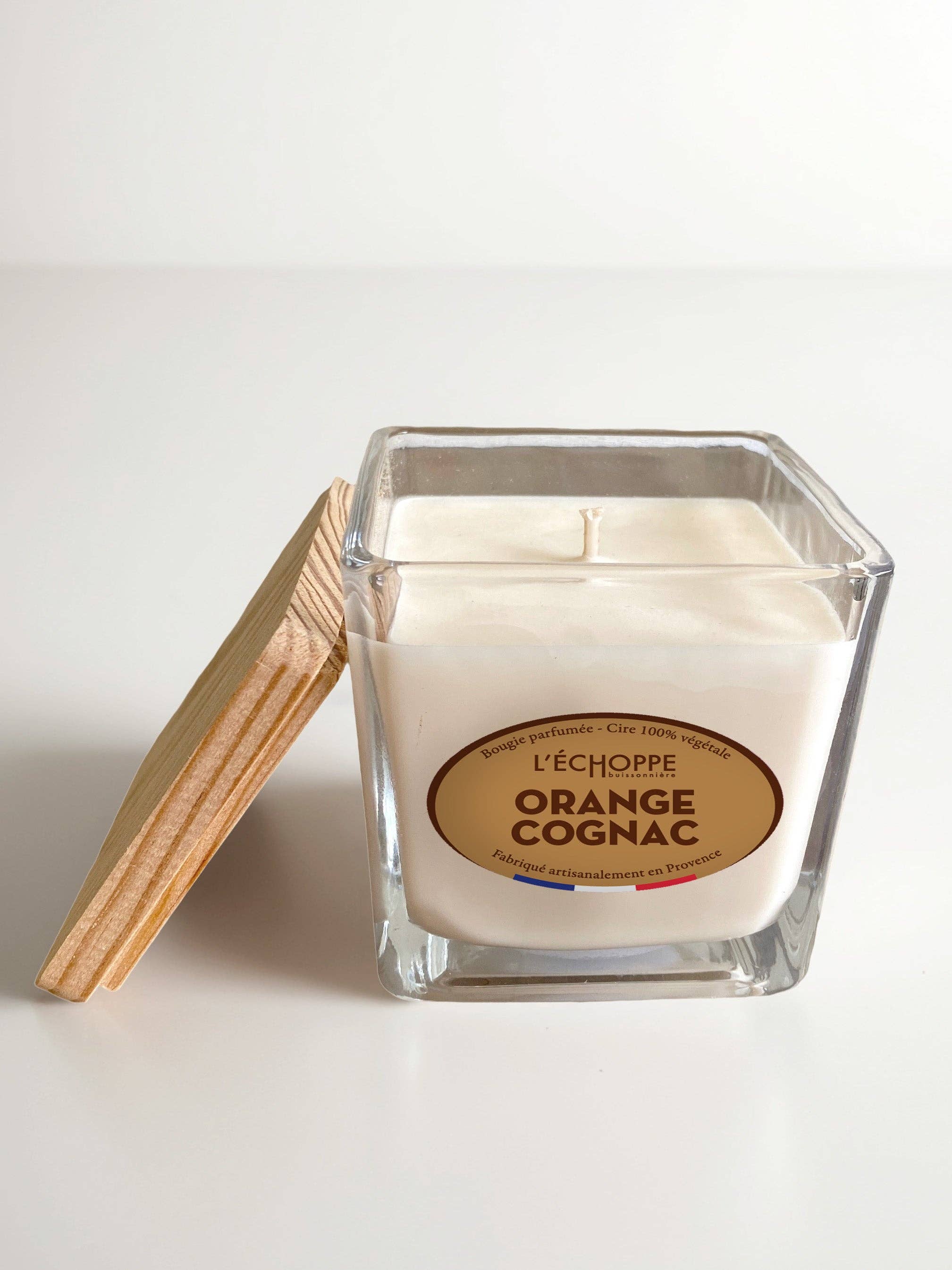 L'Échoppe Buissonnière - Wholesale Jar/Filled Candle - Orange Cognac - Scented Candle 190g0