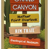 Tema del sud-ovest: cactus con terra rossa e arbusti del deserto in grande per la vendita all'ingrosso da parte di SJT Enterprises, Inc.