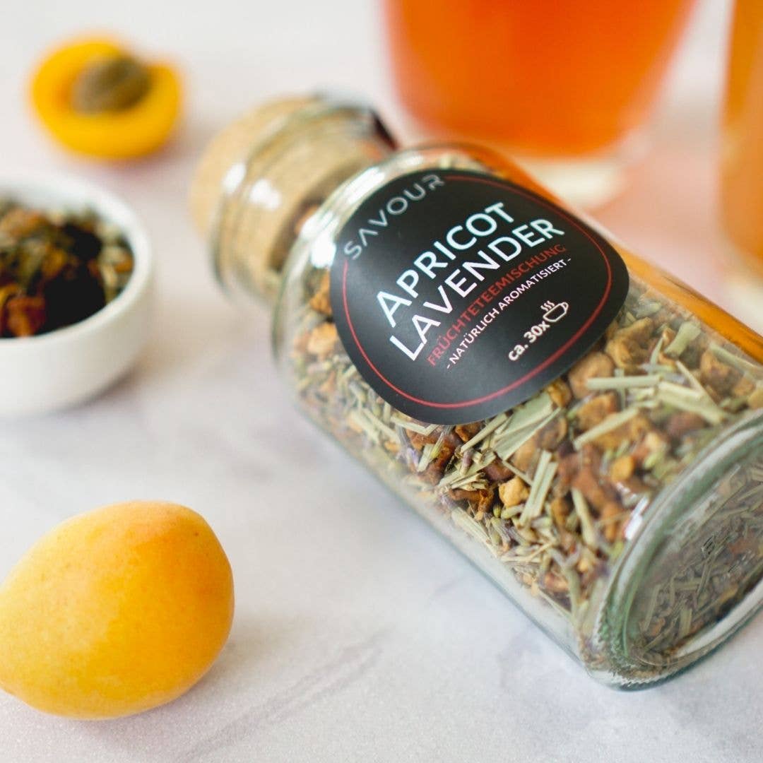 SAVOUR - Vente Thé en vrac - Mélange de thé aux fruits Abricot Lavande3