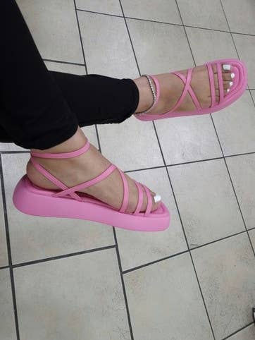 Platform sandals HOEA226 for wholesale by House of E ATL LLC