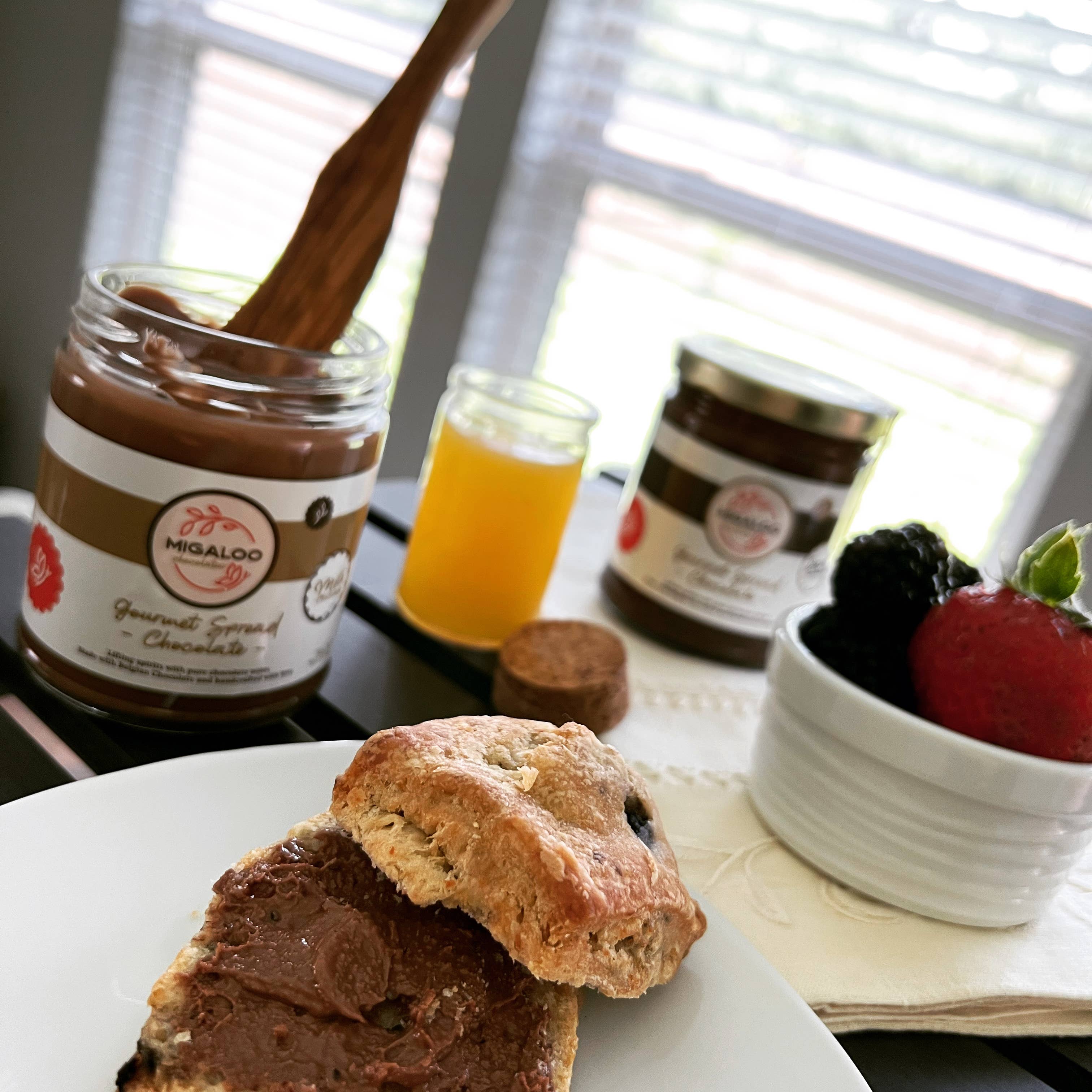Migaloo Chocolatier - Wholesale Hot Fudge/Chocolate Spread - Gourmet Spreadable Chocolate1