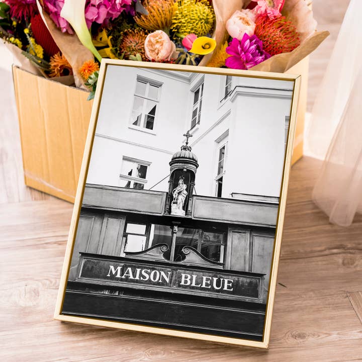 Maison Bleue | Art Print for wholesale by LILOU