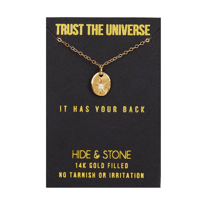 Trust The Universe- It Has Your Back for wholesale by Hide & Stone Jewelry