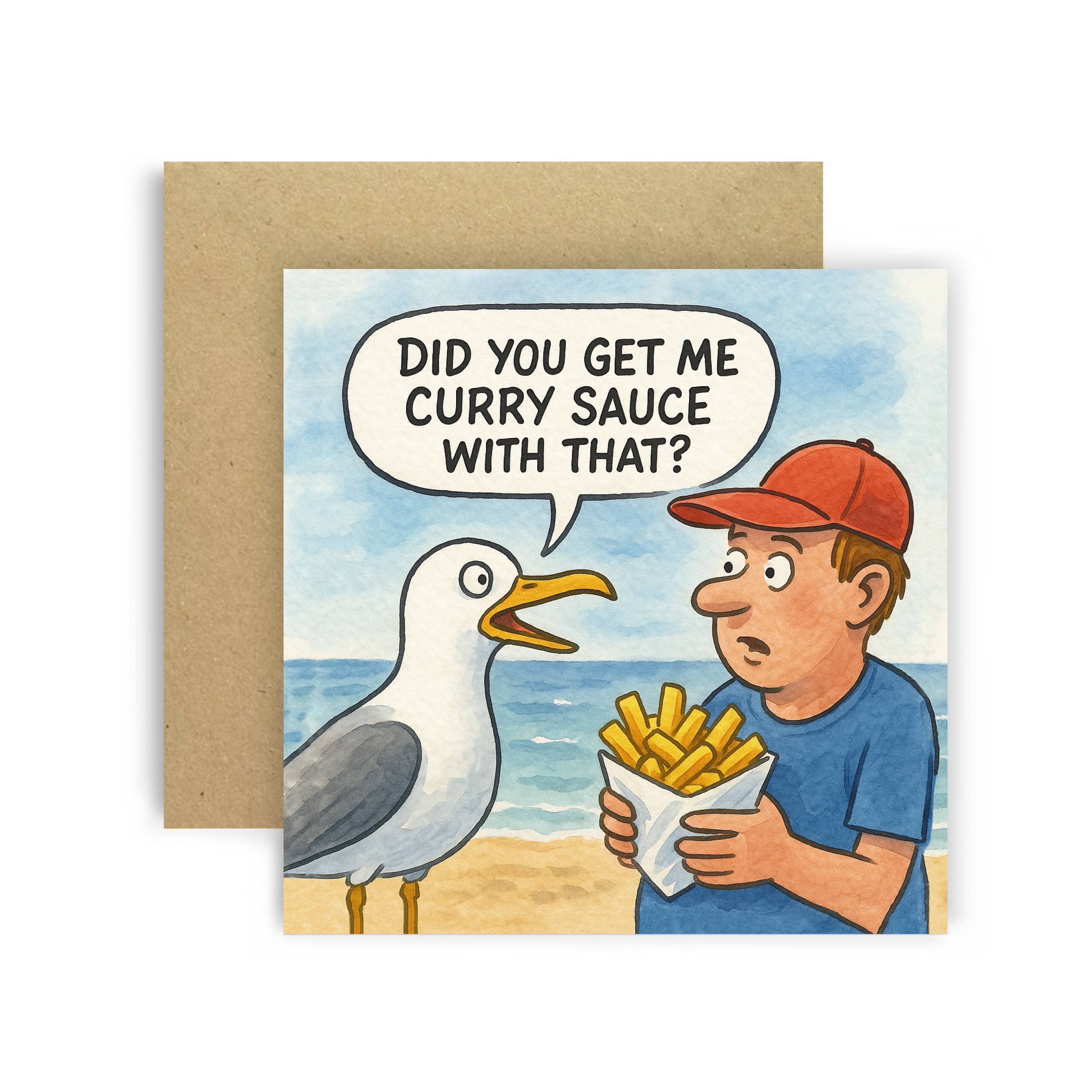 Huxters - Vente Carte de vœux classique - Carte Sauce Curry Aussi0