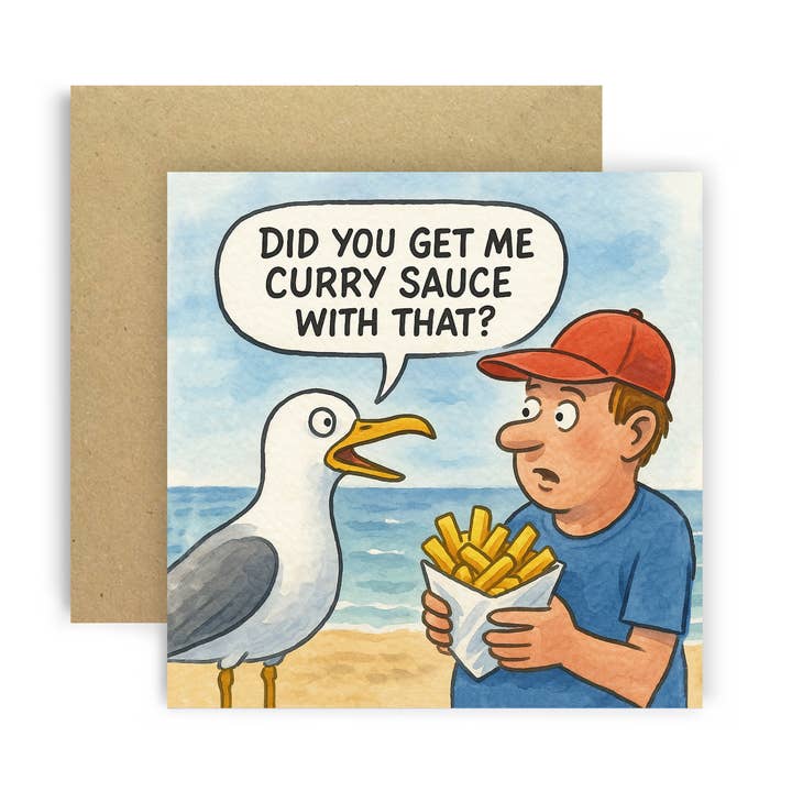 Huxters - Wholesale Everyday Greeting Card - Curry Sauce As Well Card0