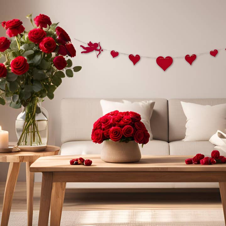 Valentijnsdag slinger voor wholesale door The Creative Garland Company