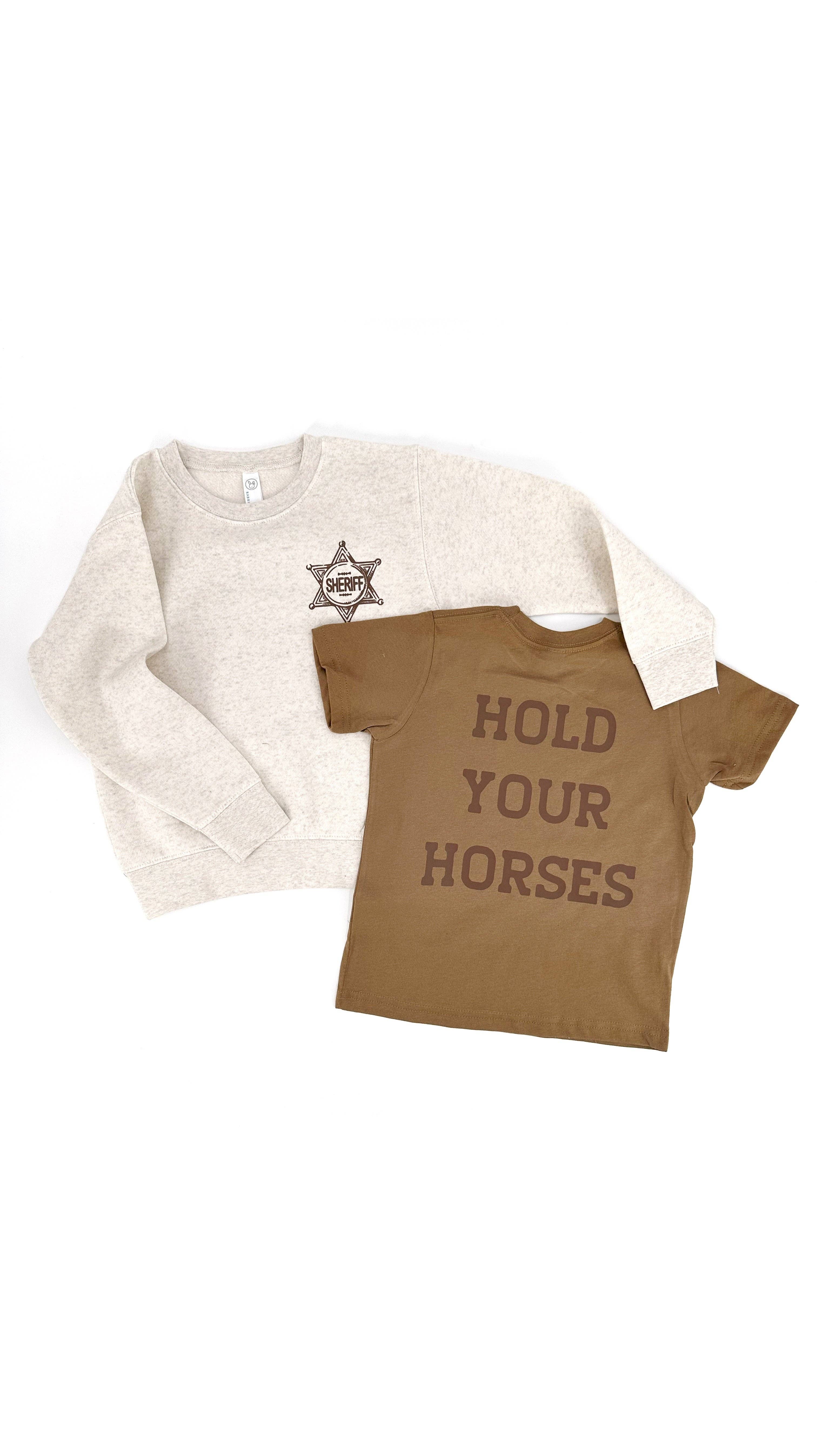 The Wishing Elephant - Wholesale Sweatshirt - Kids - Sheriff Sweatshirt, Cowboy Clothes for kids, Western, Boys2