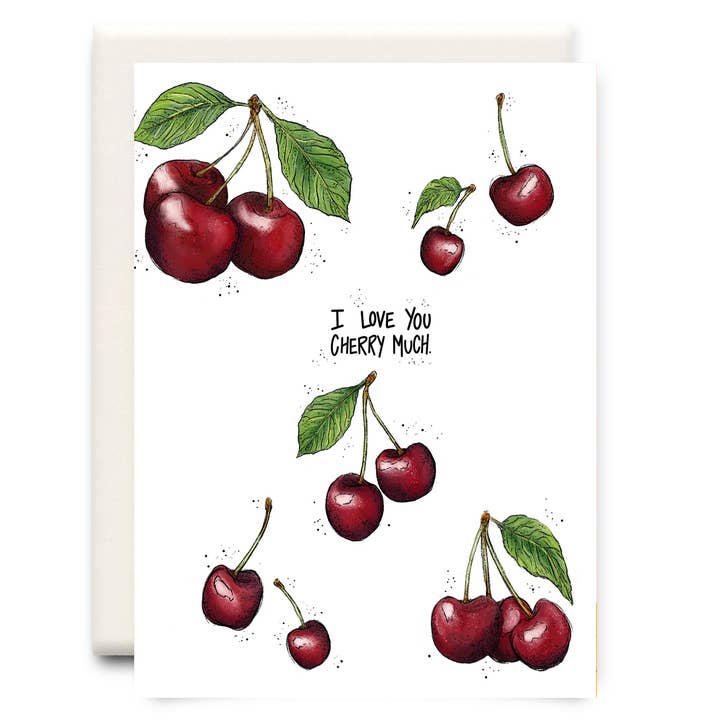 Cherry Much | Love Greeting Card for wholesale by Inkwell Cards