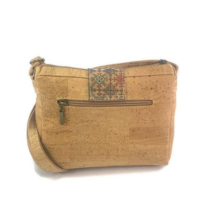 Moddanio Cork - Wholesale Crossbody Bag - Women's - Cork Crossbody Bag Vegan Crossbody Bag Patricia
