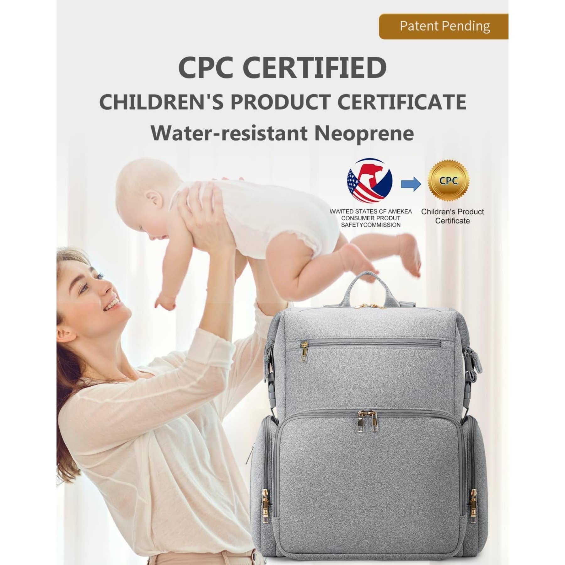 wandf - Wholesale Diaper Bag - Baby - CEI-CEI Neoprene Diaper Bag Backpack with Changing Pad20