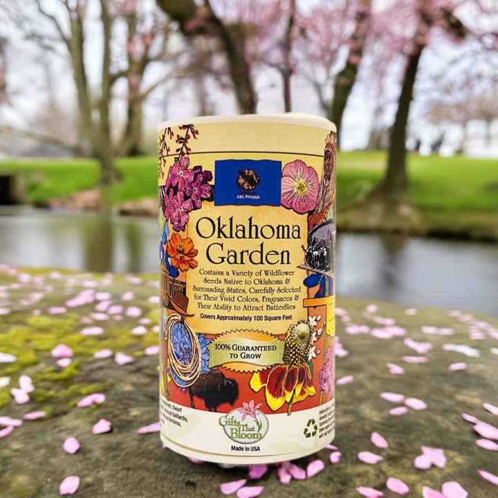 Gifts That Bloom - Wholesale Plant Seeds - Oklahoma Garden Shaker Can1