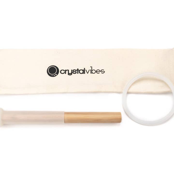 HK Higher Knowing - Wholesale Meditation Supplies - 12" G Note 432Hz Empyrean Crystal Singing Bowl 3