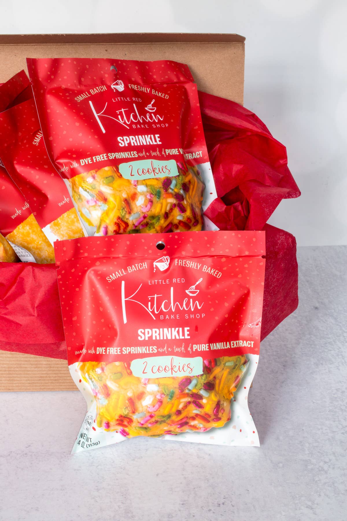 Little Red Kitchen Bake Shop - Wholesale Cookie - Sprinkle Cookies1
