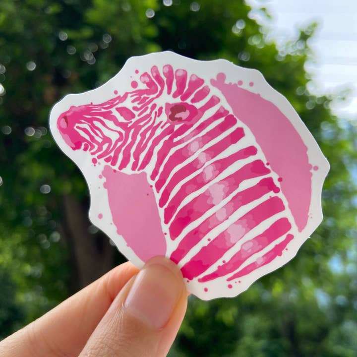 SoapElenGlen - Wholesale Sticker - Pink Zebra Sticker