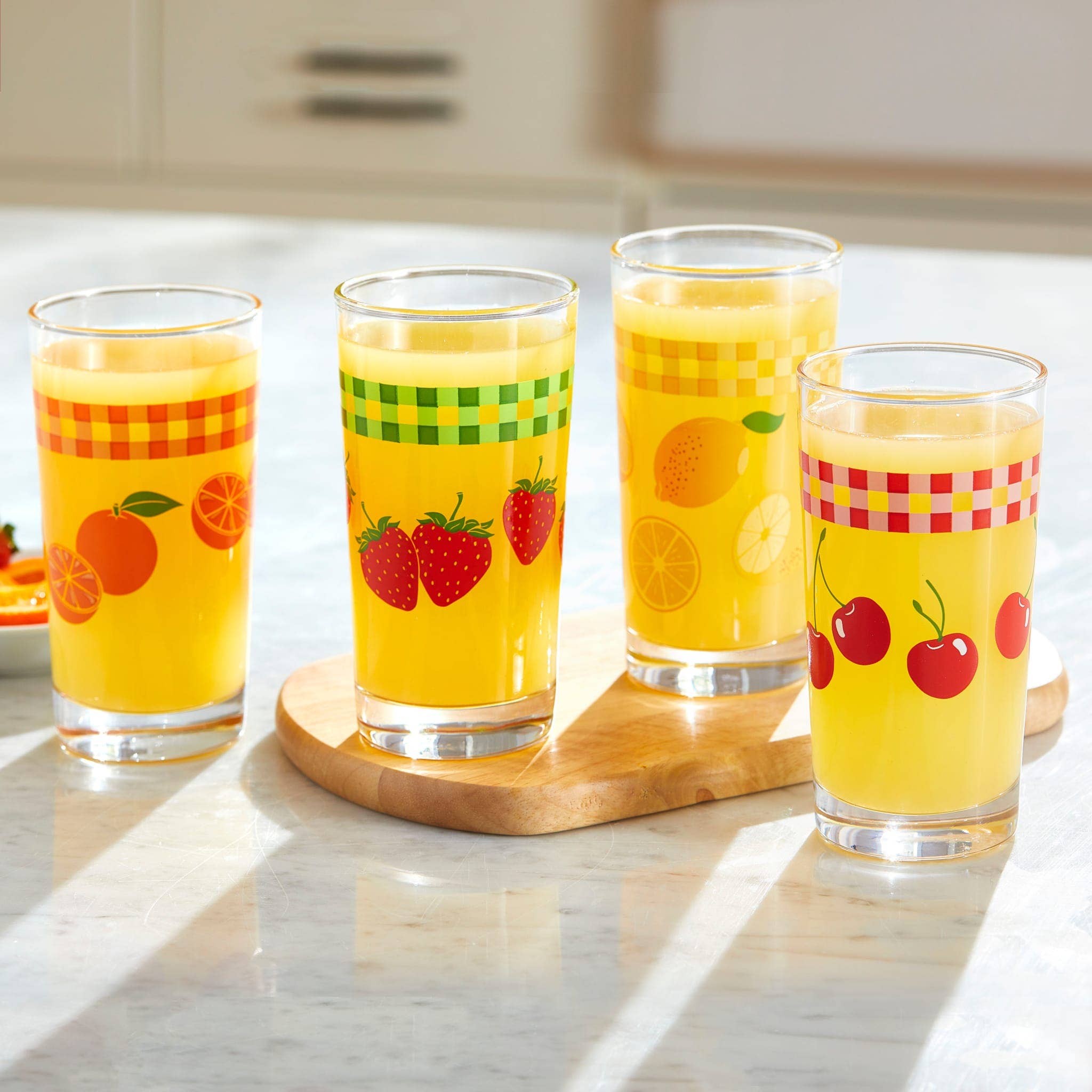 Libbey - Wholesale Drinking Glass/Cup - Libbey Vintage Juice Glasses, 11-ounce, Assorted, Set of 42