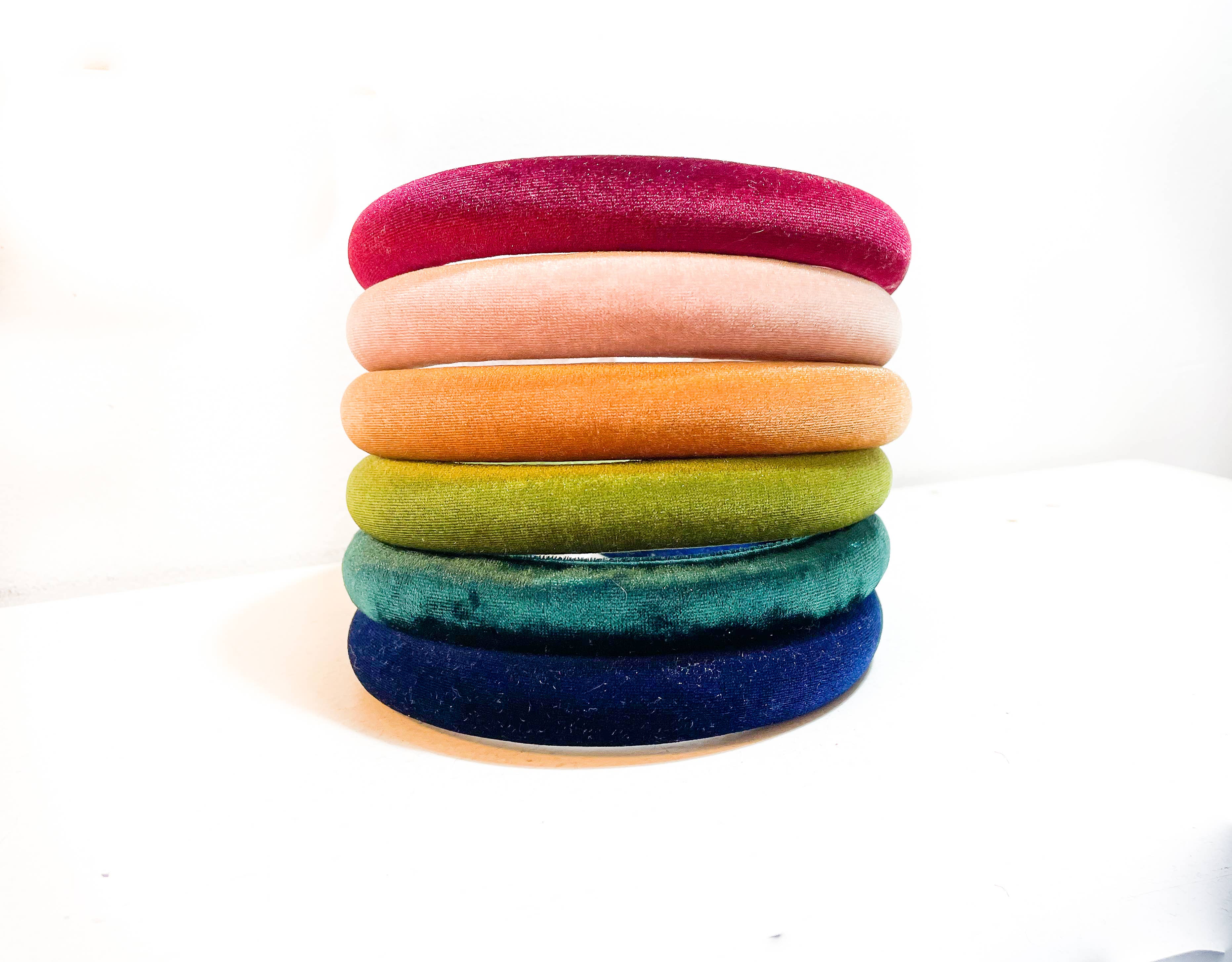 Iris Atelier - Wholesale Fashion Headband - Women's - Padded Velvet Headband - Small Thin3