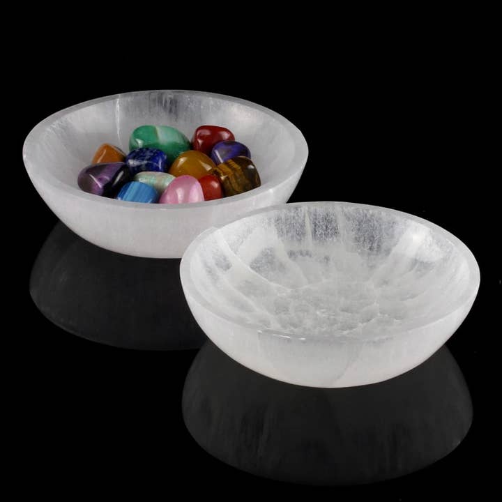 UniArt - Wholesale Ornament - Natural selenite bowl10