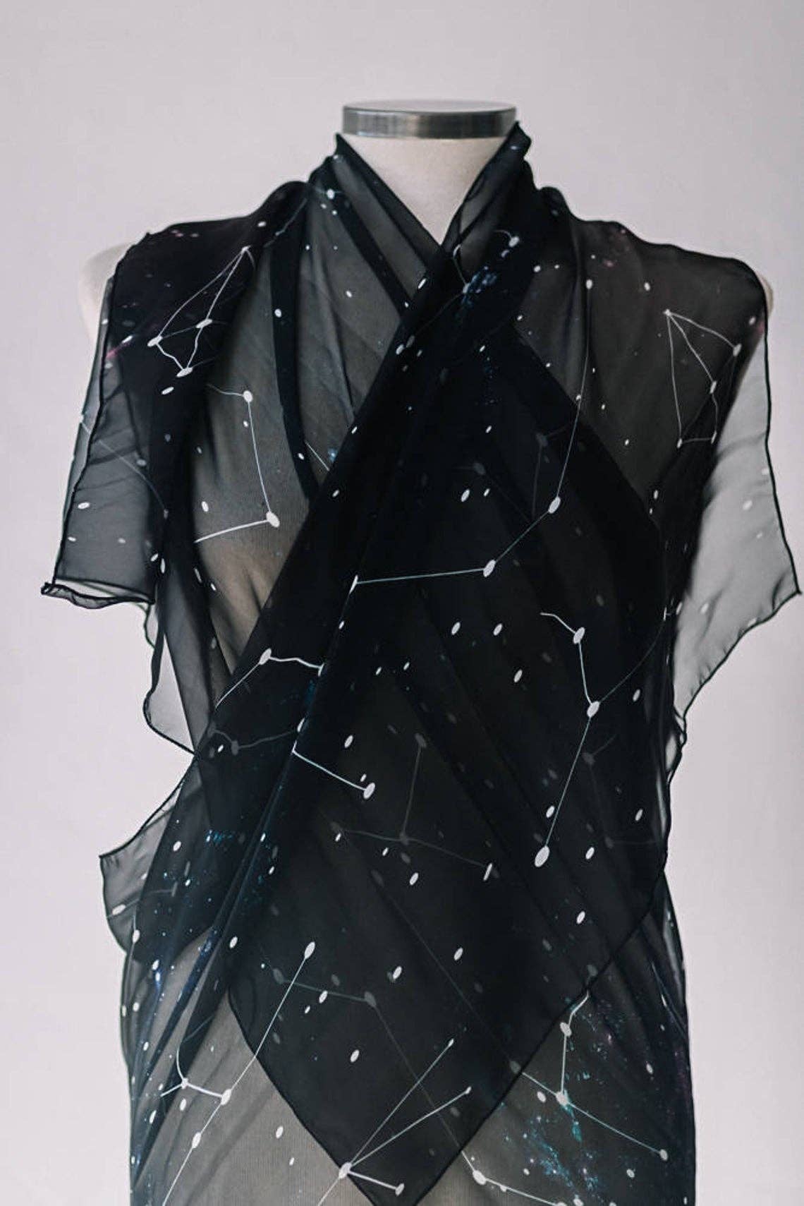 Costurero Real - Wholesale Scarf - Women's - Scarf Constellations dark bohemian Celestial foulard gift5