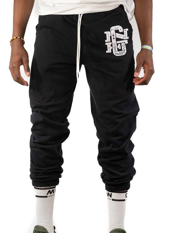 PANT CNF BLACK for wholesale by CONFUSION Wear