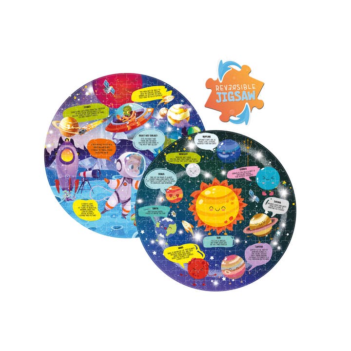 Boxer Gifts - Wholesale Puzzle - Kids - Outer Space Reversible Puzzles - Space Gifts For Children