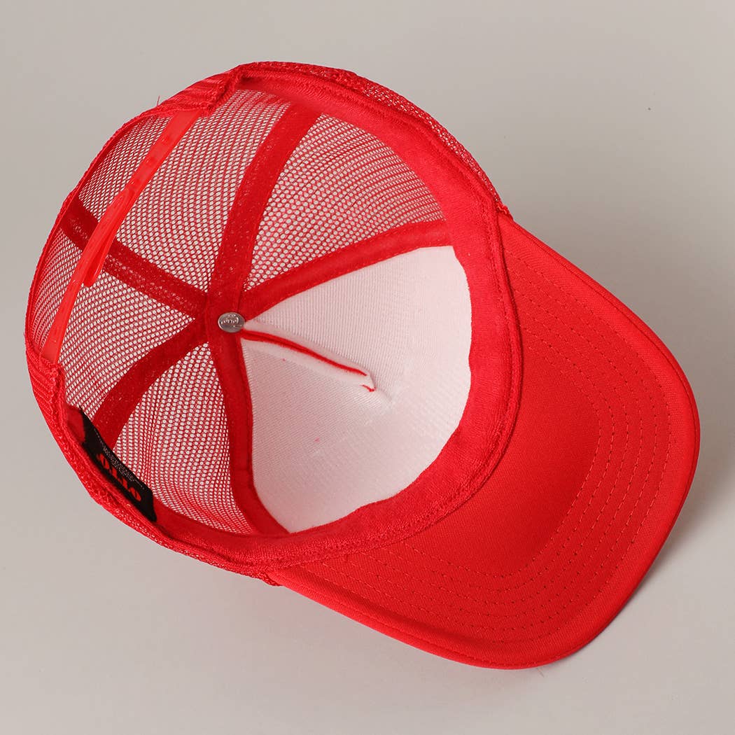 Fashion City – Engroshandel Trucker hat - Unisex – Øl Mig Tekst Printet Mesh Ryg Skum Trucker Kasket25