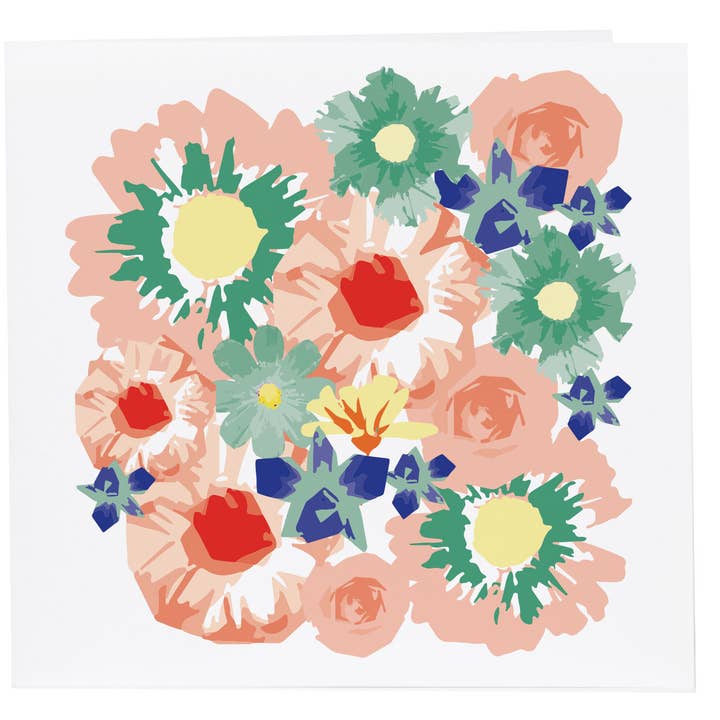 Floral Bursts Enclosure for wholesale by Potluck Press