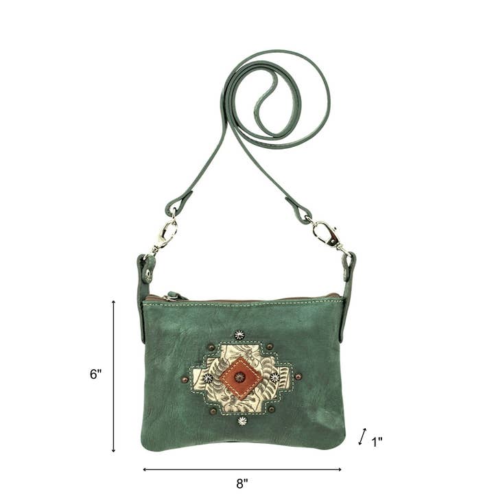 American West – wholesale Crossbody bag – Women's – Navajo Soul Crossbody/Hip Bag with Detachable Stap3