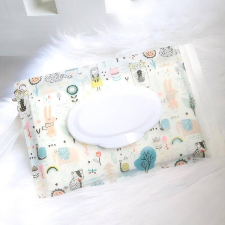 Wet Wipes Pouch Forest Love by Orchid Hearts for wholesale by Orchid Hearts Design