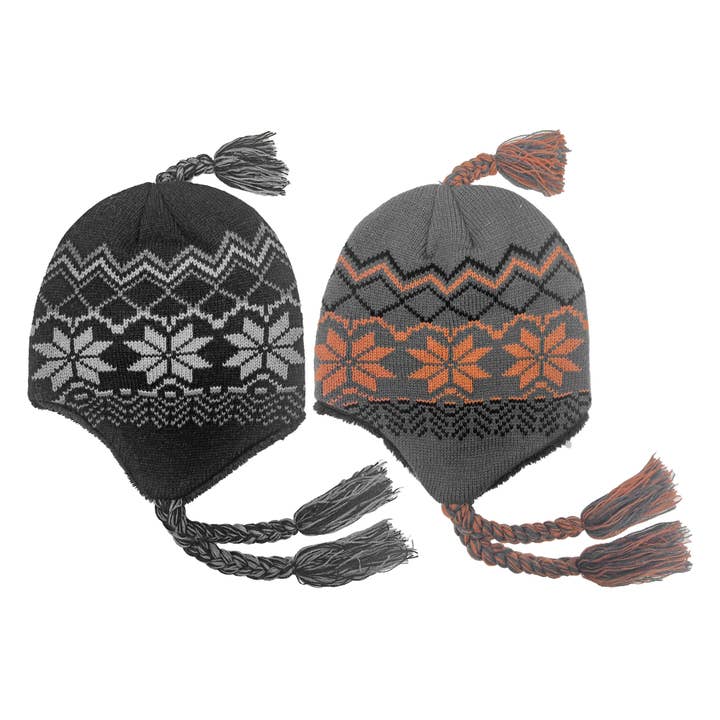 Men's Acrylic Fair Isle Peruvian Helmet for wholesale by Grand Sierra