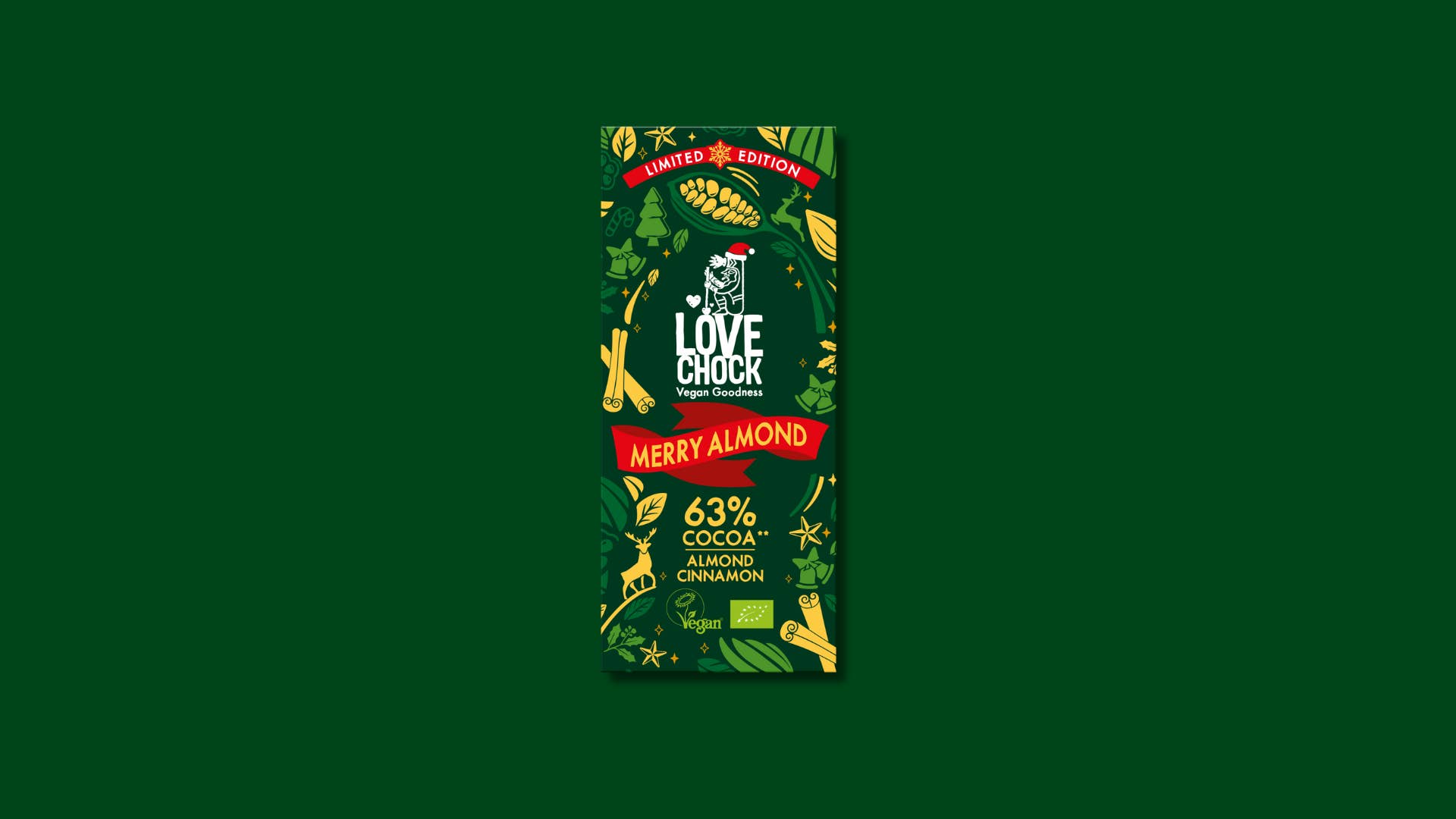Lovechock NL - Wholesale Chocolate Bar - 75% dark chocolate - Organic, plant-based and sustainable