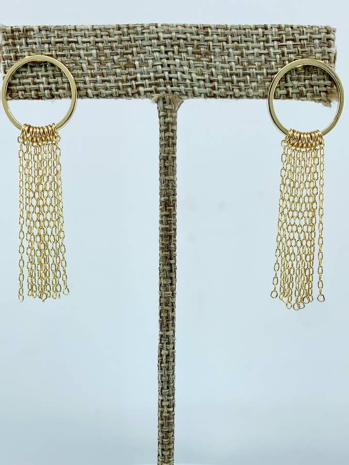 Chain Fringe Earring for wholesale by BMR