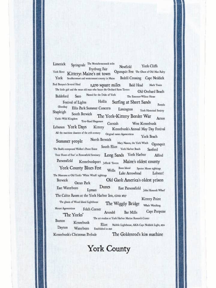 York County Townie Tea Towel for wholesale by TownieSwag