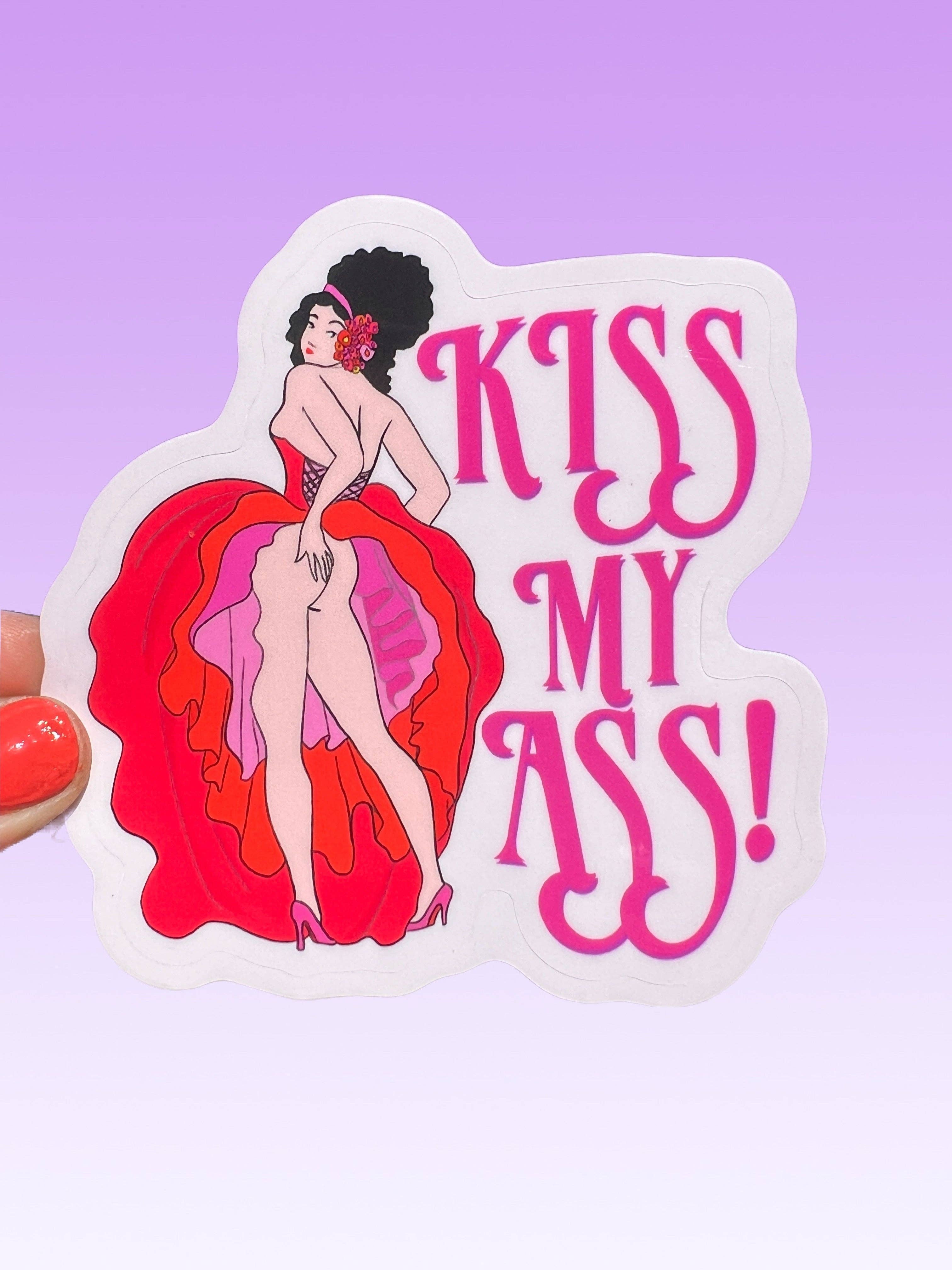 Astral Weekend - Wholesale Sticker - Kiss My Ass STICKER 3 Inch4