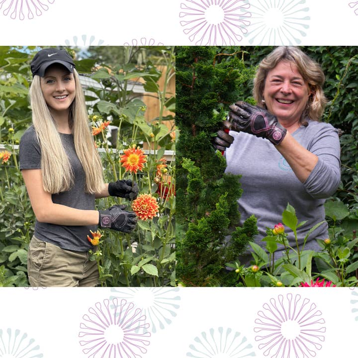 Blk Pink WEEDIES - Women's Gardening Gloves for wholesale on Faire2