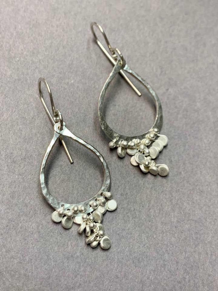 Small Tear Confetti Earrings for wholesale by YedOmi Jewelry