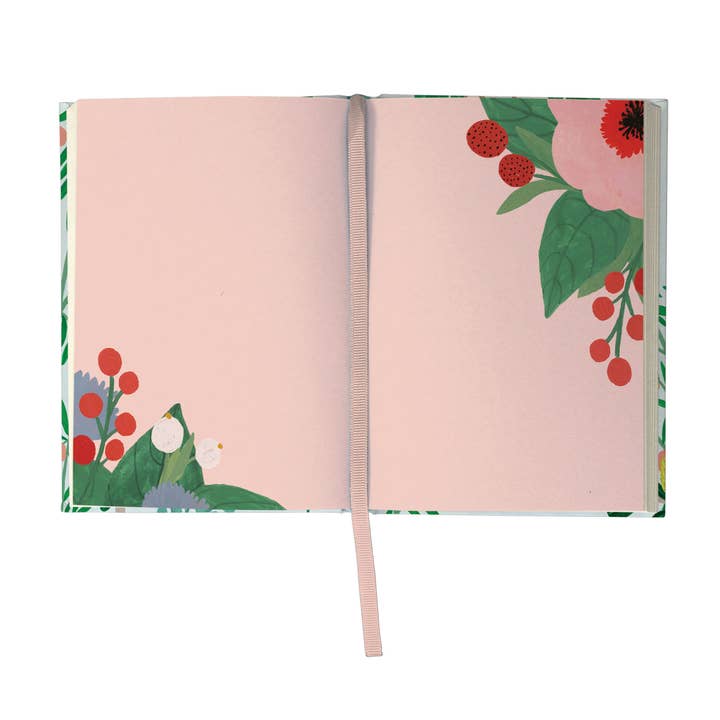 Roger La Borde - Wholesale Journal/Diary - Big Pink Illustrated Journal - AS 05610