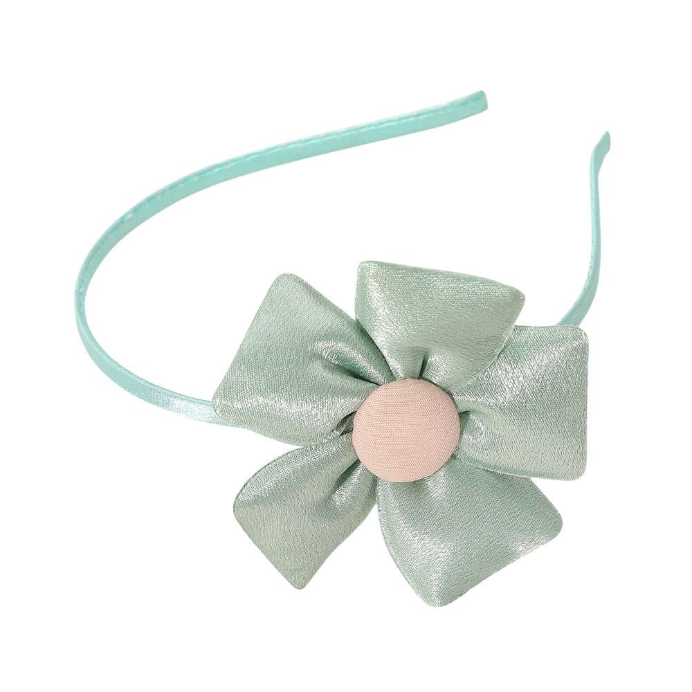 Sensibling Corp. – Engroshandel Pandebånd - Dame – 12 STK - Satinlignende Stofblomst Hårbøjle4