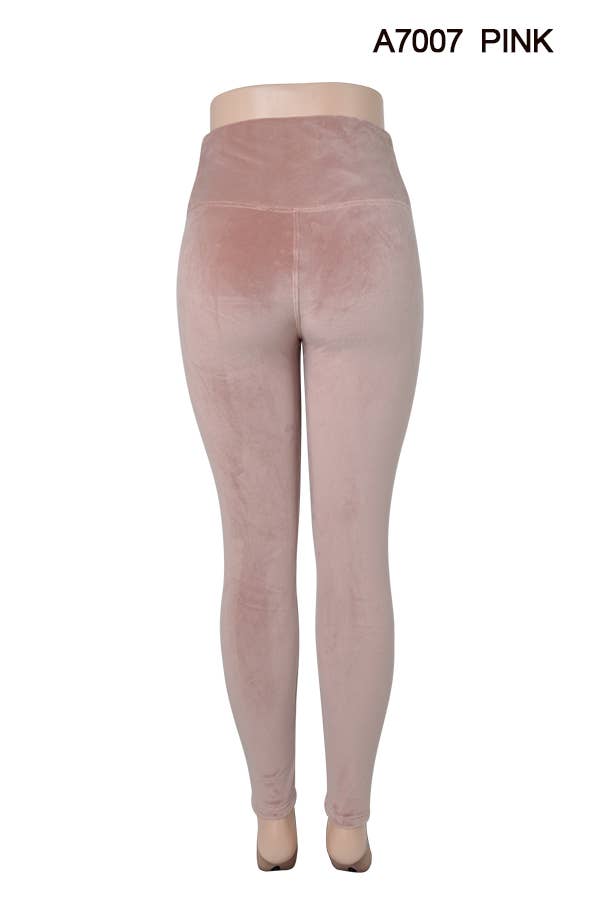 SSImport – wholesale Modeleggings – Dam – A7007 SAMMET LEGGINGS BLANDADE STORLEKAR 12ST 13