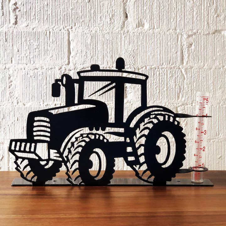Steel Grace - Wholesale Outdoor Ornament/Decor - Modern Tractor 1 Rain Gauge