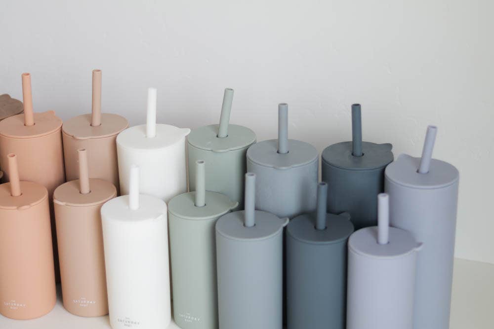 The Saturday Baby - Wholesale Drinking Glass/Cup - Kids & Baby - Kid Silicone Straw Cups54