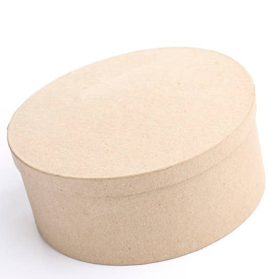 Factory Direct Craft - Wholesale Decorative Box - Premade Round Paper Mache Boxes - 7" Dia x 3" H 4