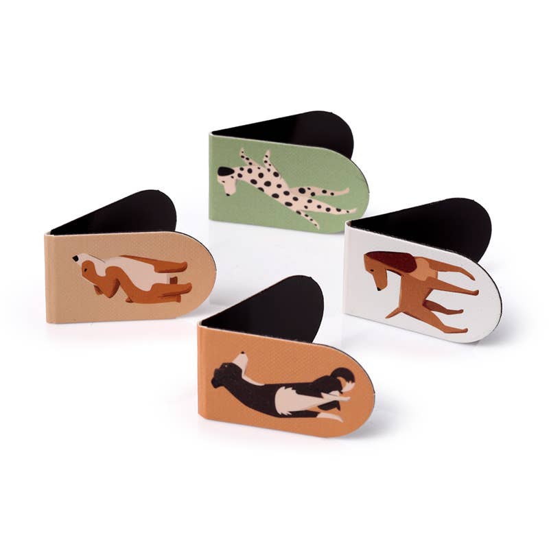 Puckator Ltd - Wholesale Bookmark - Barks Dog Magnetic Bookmark Set3