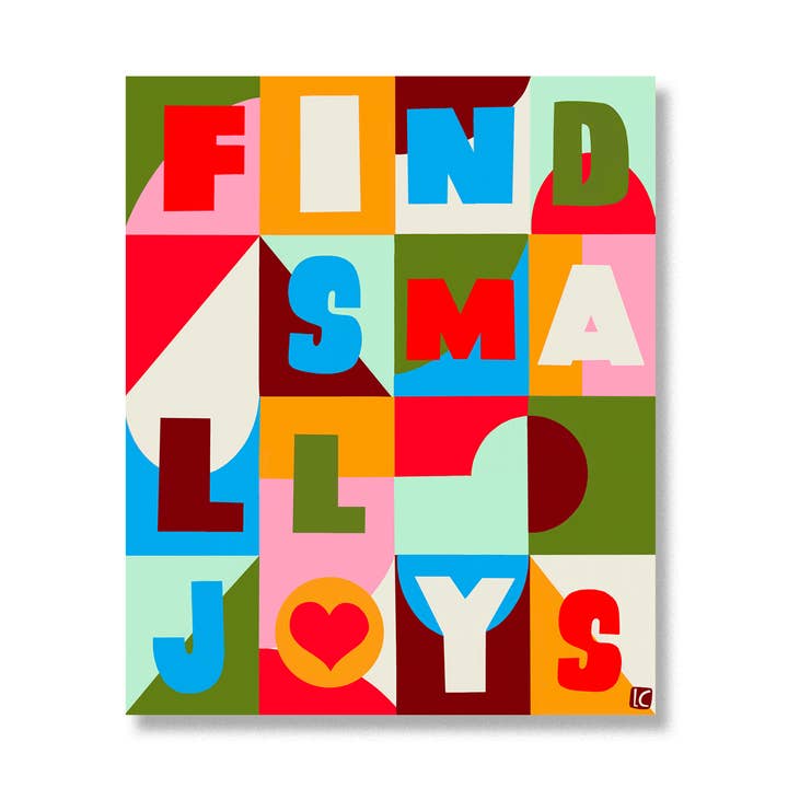 Find Small Joys Large Sticker for wholesale by Lisa Congdon Art & Illustration