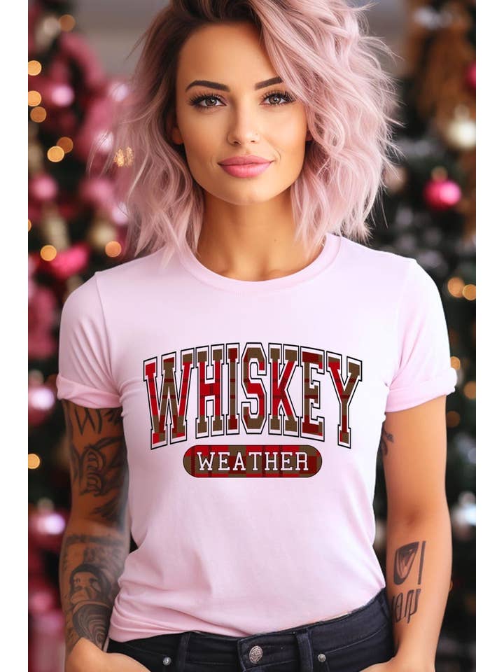 COLORBEAR - Wholesale T-Shirt (Graphic) - Women's - Whiskey Weather Graphic Tee12