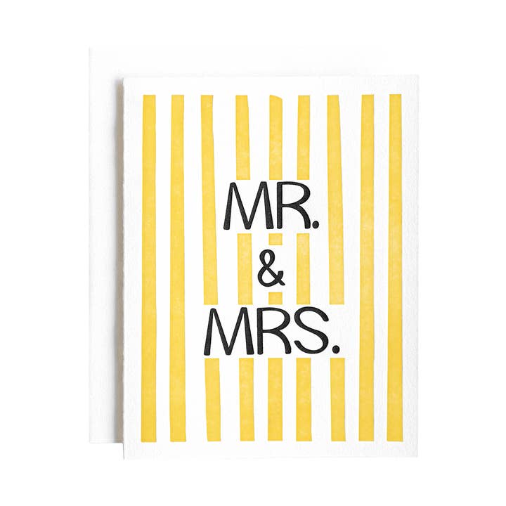 Carta di fidanzamento Mr./Mrs. per la vendita all'ingrosso da parte di Ink Paper Crafts