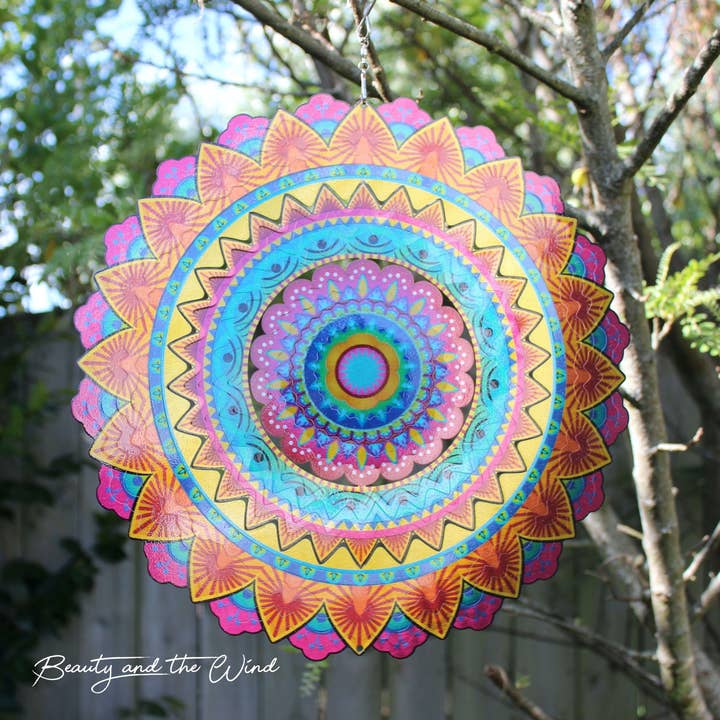 Beauty and the Wind - Wholesale Wind spinner - Mandala of Joy Wind Spinner1