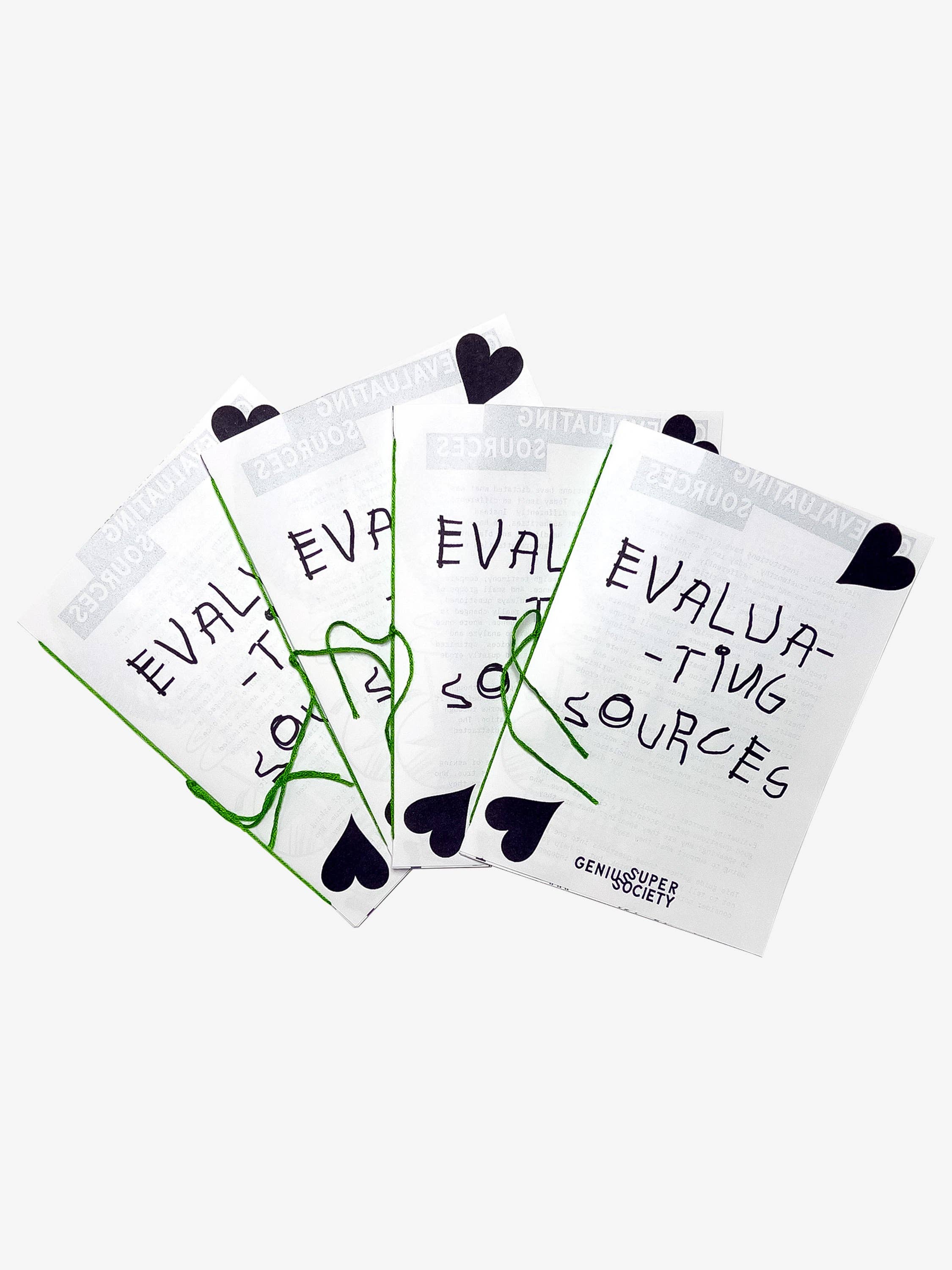 Super Genius Society - Wholesale Book - Adult - Evaluating Sources Zine4