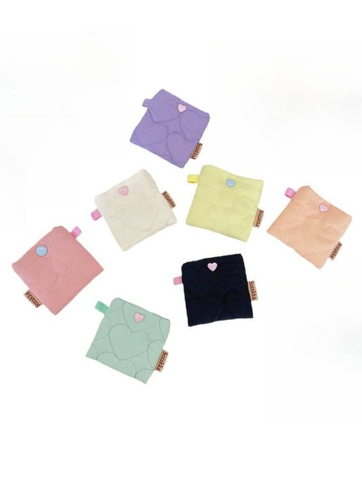 Cosbai - Bolsa para Auriculares com Padrão de Corações Mini por atacado de Funkyrel® Atzbranding Limited