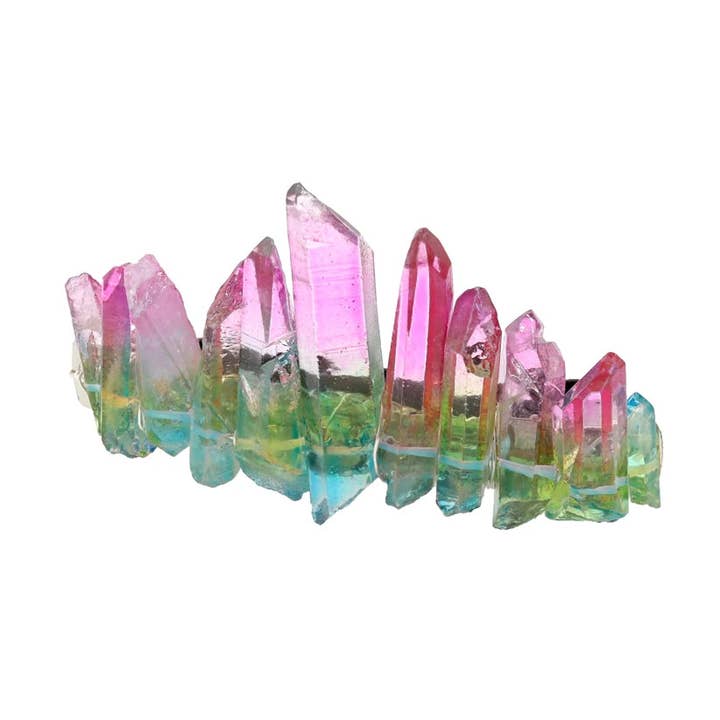 Prismen-Spange aus Fluoritkristallen für den Großhandel von ACUS