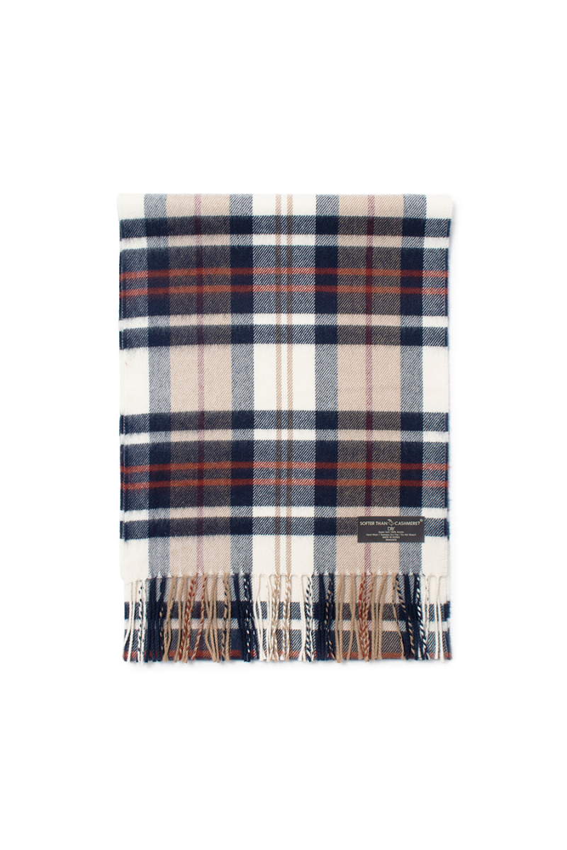 David And Young - Wholesale Scarf - Unisex - Softer than Cashmere PLAID BUFF Vegan Cashmere Touch Scarves12